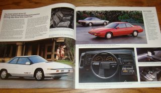 1987 Subaru Full Line Deluxe Sales Brochure 87 BRAT XT Coupe Sedan 2