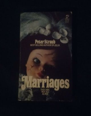 Vintage Horror Paperback Marriages By Peter Straub - Kangaroo Pocket Book 1977