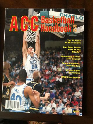 1992 - 93 Acc Basketball Handbook