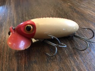 Old Vintage Fishing Lure Wwii Plastic Lip Jitterbug Fred Arbogast