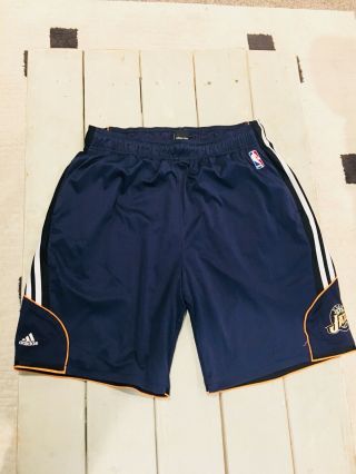 Vintage Adidas Utah Jazz Basketball Shorts 2xl Euc