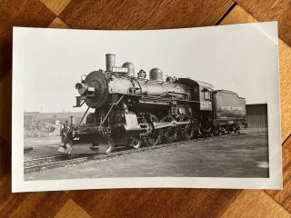 Southern Pacific Railroad Train Engine Locomotive No.  2297 Antique Photo