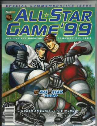 Hockey Nhl 1999 All Star Game Official Program Tampa Bay Nrmt