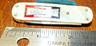 Vintage Champion Dependable Spark Plugs 4 Blade Pocket Knife