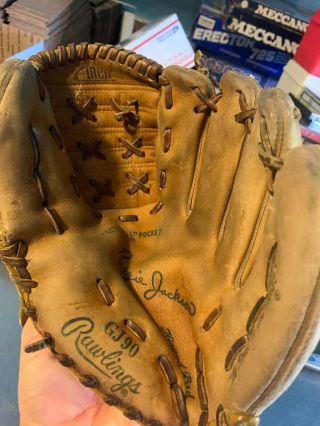 Vintage Rawlings Gj90 Reggie Jackson Baseball Glove