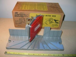 Vintage Nos Stanley Handyman Mitre Miter Box H 114