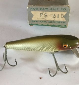 Vintage Lucky Lures Fishing Lure & Box 2