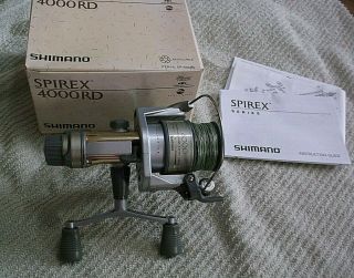 Shimano Spirex 4000rd Spinning Reel Quick Fire One Hand Casting 2