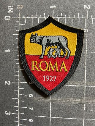As Roma Fc Italian Soccer Football Club Shield Crest Patch Italy Italia A.  S.  Ita