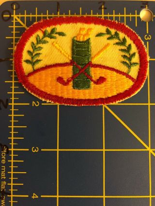 Vintage Golf Logo Patch Crest Clubs Bag Course Country Club Badge Public Private