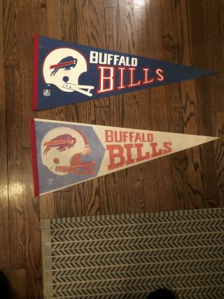 Vintage Buffalo Bills Nfl Pennants