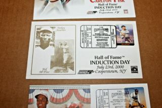 CHARITY Baseball HOF 2000 Induction First Day Cover Carlton Fisk Tony Perez 3