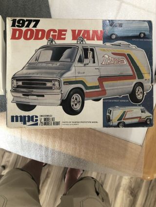 1977 Dodge Van Unbuilt Model Kit By Mpc