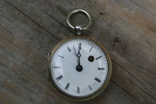 Antique English Key Wind Pocket Watch