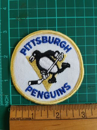 NOS Vintage Pittsburgh Penguins Hockey Patch 1973 - 1992 3 