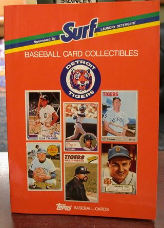 Game Day Promo Baseball Card Collectibles Detroit Tigers Surf Detergent 1988