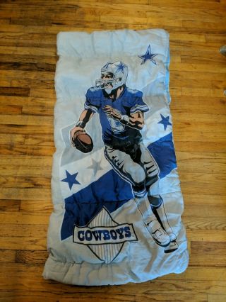 Dallas Cowboys Vintage 1992 Other Sleeping Bag 52 " ×64 "