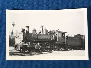 Antique Virginia & Truckee Railroad Engine Locomotive 26 Photo Nevada