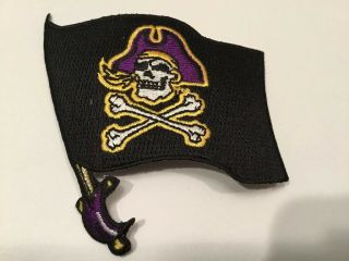 ECU East Carolina Pirates Vintage Embroidered Iron On Patch 3 