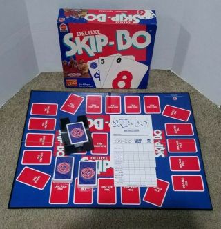 Vintage 1992 Skip - Bo Deluxe Card Game 100 Complete Cards