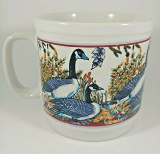 Vintage Nancy Pew Goose Geese Bird Mug Coffee Cup 20oz Extra Large Oversized