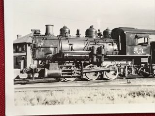 Denver & Rio Grande Western Railroad Locomotive 53 Antique Photo 2