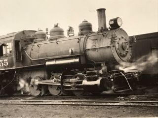 Denver & Rio Grande Western Railroad Locomotive 55 Antique Photo 2