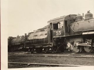 Denver & Rio Grande Western Railroad Locomotive 55 Antique Photo 3