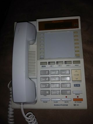 Panasonic Vintage Analog 3 Line Conference Call Telephone,  Kx - T3185d