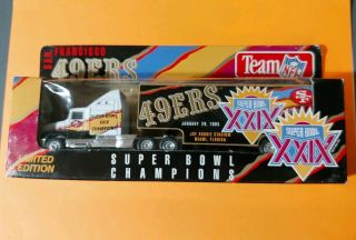 Matchbox 1995 San Francisco 49ers Bowl Xxix Champions Semi Truck