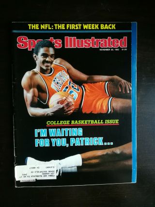 Sports Illustrated November 29,  1982 - College Basketball Issue Ralph Sampson