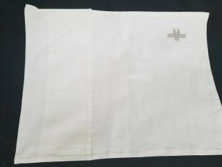 6 Vintage American Airlines First Class Pillow Cases Embroidered 14 " ×17 " Pillow