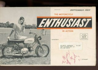 Motorcycle Enthusiast - Harley Davidson - 1963 - Sept.  - Illinois - Evanston - Police