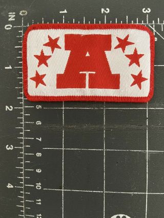 Vintage National Football League Nfl American Conference Afc A Logo Patch A.  F.  C.