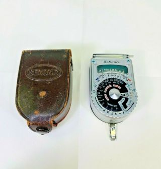 Vintage Sekonic Seiko Light Meter Type L - Vi With Case