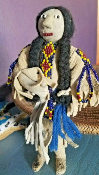 Antique Shoshone Doll Native American Indian
