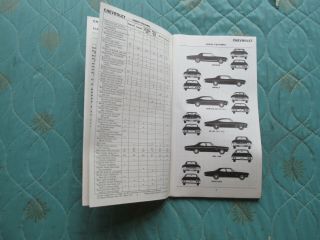 0911c - 4 1968 Chevrolet Price & Facts Book brochure for salesmen only 2