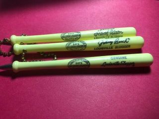 Vintage Louisville Slugger Baseball Bat Ink Pen & Bat Johnny Bench Henry Aaron