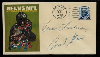 1968 Bowl Ii Vince Lombardi Autograph Reprint Collector 