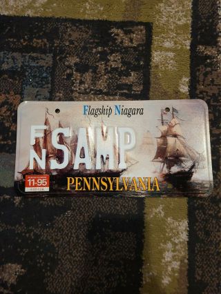Pennsylvania Flagship Niagara License Plate