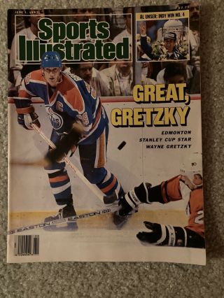 1987 Sports Illustrated Wayne Gretzky Oilers No Label