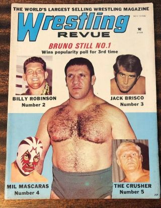 1972 Wrestling Revue Nov Bruno San Martino Still 1 Jack Brisco Billy Robinson