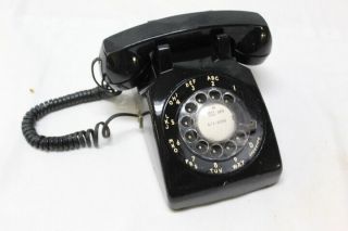 Vintage Western Electric Rotary Dial Telephone Bell Systems Black