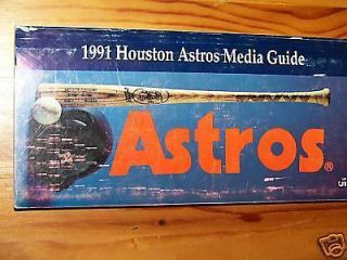 1991 Houston Astros Media Guide Craig Biggio