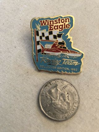 Winston Eagle Race Team Tack Unlimited Hydroplane Pin Button Seattle Seafair