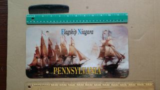 License Plate,  Pennsylvania,  Flagship Niagara,  4 Sailing Ships,  Blank