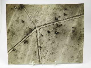 Antique WW1 aerial recon photograph 12th Wing Royal Flying Corps 1917 18 2