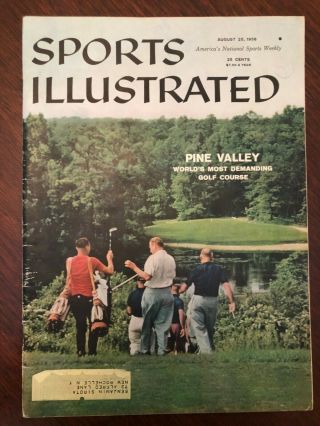 Sports Illustrated - Aug.  25,  1958 - Pine Valley Golf Course,  Ny Yankees