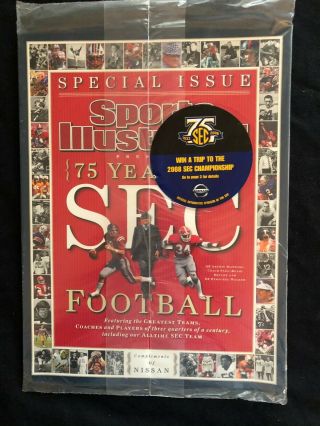 Special Issue Sports Illustrated 75 Years Of Sec Football Bear Bryant