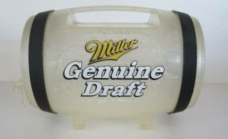 Vintage Mgd Miller Beer Draft 64 Oz Beer Novelty Keg Barrel Tap